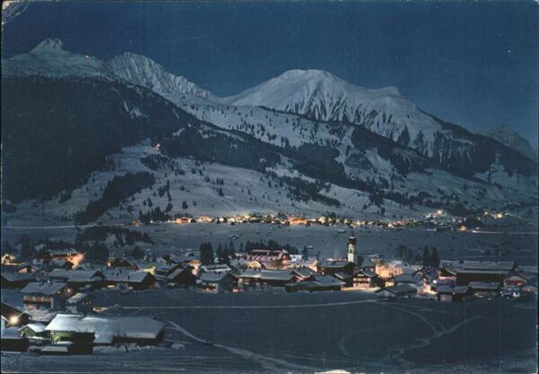 Ehrwald Tirol Lermoos Winter Nacht