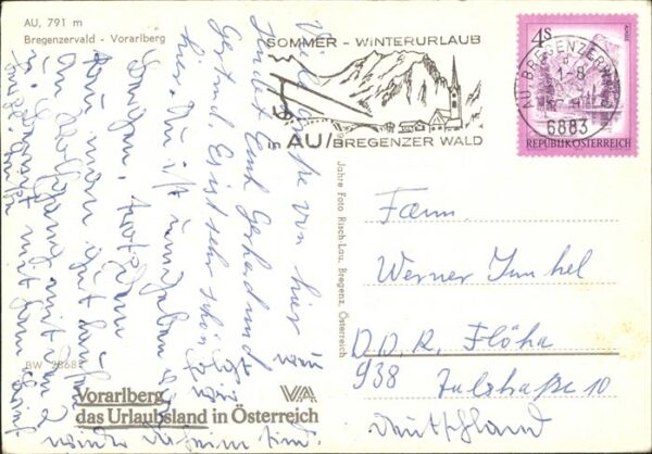 Au Bregenzerwald Kühe Kirche – Bild 2