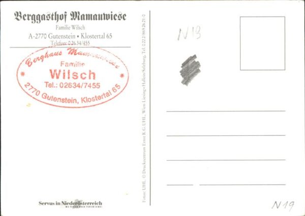 Gutenstein Niederoesterreich Berggasthof Schneebergland Wallfahrerkr – Bild 2
