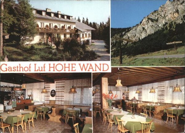 Stollhof Hohe Wand Gasthof Luft Hohe Wand