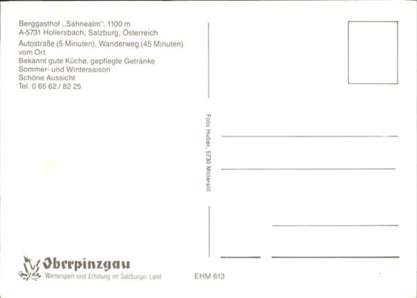 Hollersbach Pinzgau Berggasthof Sahnealm – Bild 2