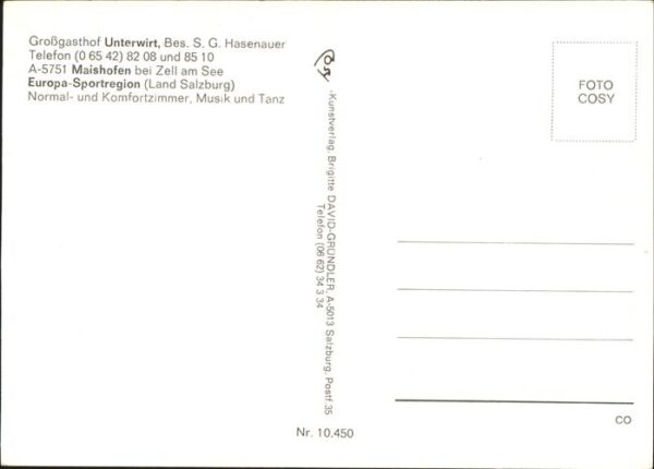 Maishofen Großgasthof Unterwirt – Bild 2