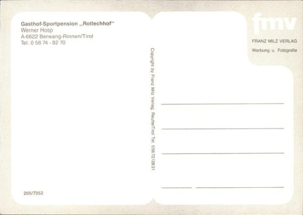Berwang Tirol Gasthof Sportpension Rotlechhof – Bild 2