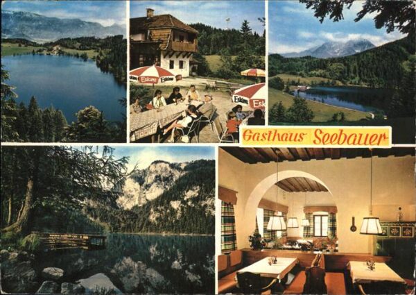 Gleinkersee Oberoesterreich Gasthaus Seebauer