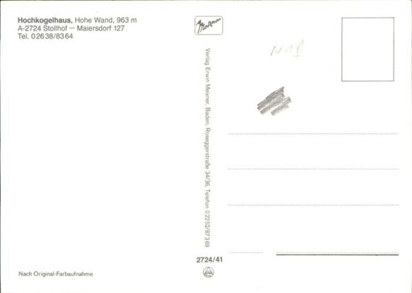 Hohe Wand Hochkogelhaus – Bild 2