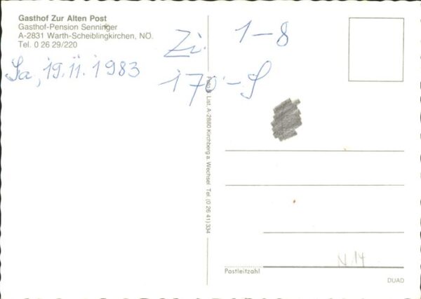 Senninger Niederoesterreich Gasthof zur Alten Post Warth – Bild 2