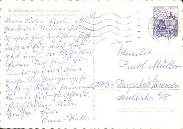 St Wolfgang Wolfgangsee Salzkammergut FLiegeraufnahme – Bild 2