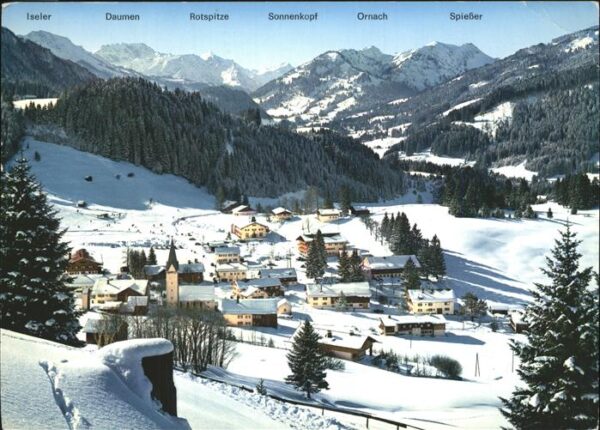 Jungholz Tirol Daumen Sonnenkopf Ornach Spießer