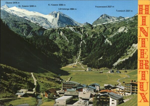 Hintertux Zillertal Tuxerjoch Frauenwand Lärmstange Ölperer