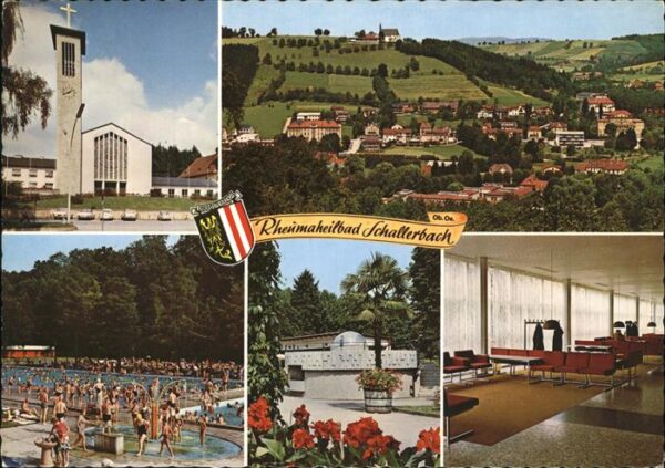 Bad Schallerbach Wappen Kirche Freibad