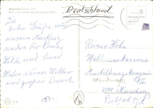 Mayrhofen Zillertal Zimmereben Ahornspitze Tracht Dirndl – Bild 2