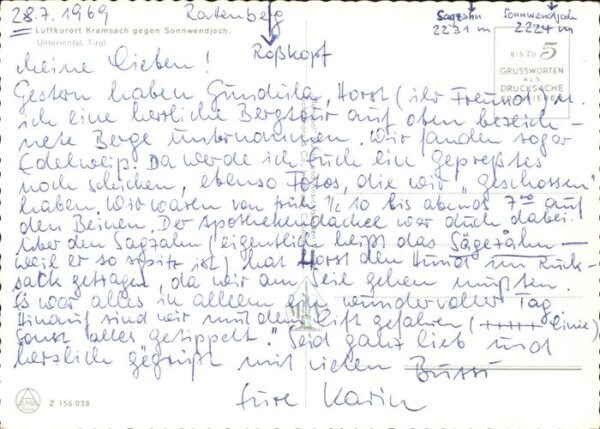 Kramsach Luftkurort Sonnwendjoch Tirol – Bild 2