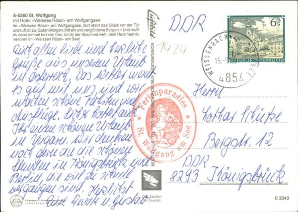 St Wolfgang Wolfgangsee Salzkammergut Fliegeraufnahme – Bild 2