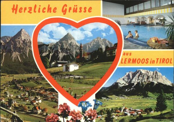 Lermoos Tirol Kirche Hallenbad