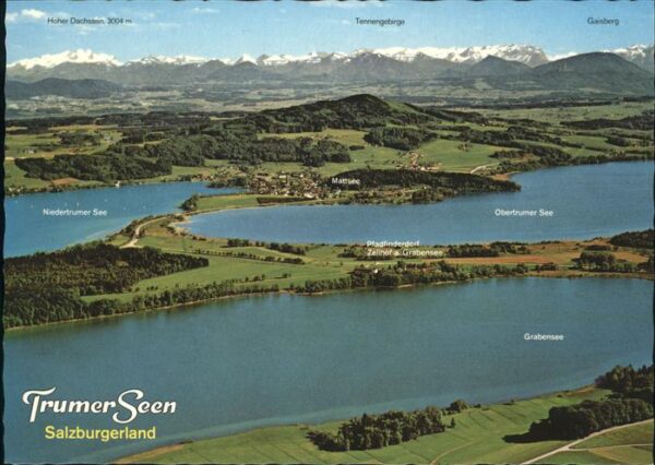 Hoher Dachstein Trumer Seen Salzburgerland Grabensee