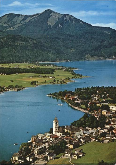 St Wolfgang Wolfgangsee Salzkammergut Abersee Gschwandt Zwölfer