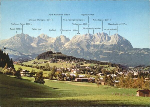 Kitzbuehel Tirol Ackerspitze Mauckspitze Ackerlschneid K