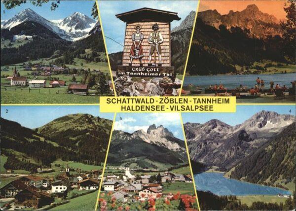 Tannheim Tirol Schattwald Zöblen Haldensee Vilsalpsee