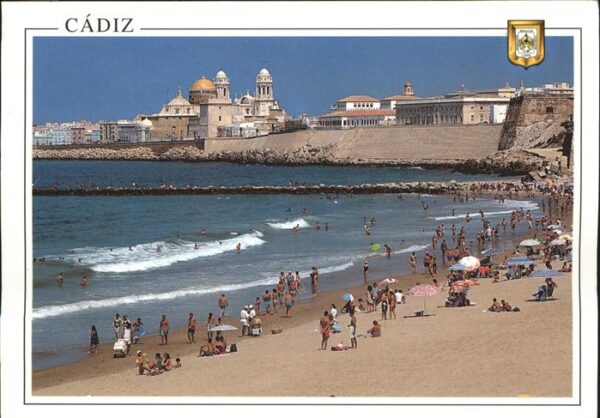 Cadiz Andalucia Wappen Strand