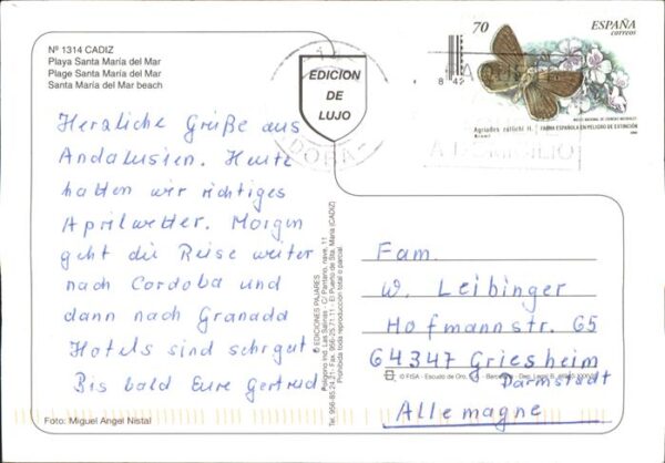 Cadiz Andalucia Wappen Strand – Bild 2