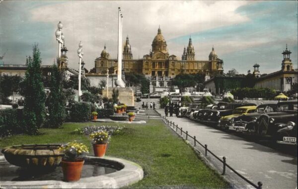 Barcelona Cataluna Palacio Nacional Parque de Montjuich Se