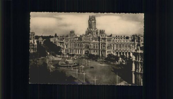 Madrid Spain Fuente de la Cibeles Casa de Correos