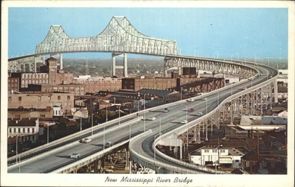 New Orleans Louisiana New Mississippi River Bridge