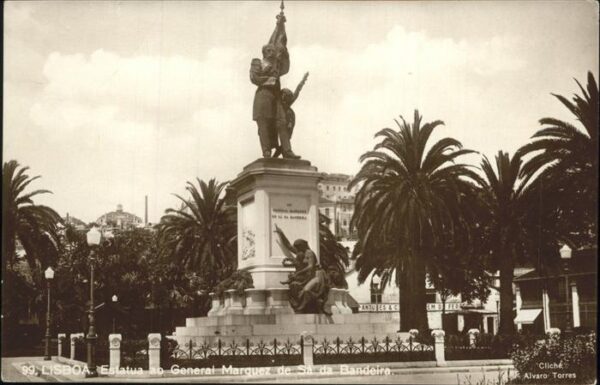 Lisboa Estatua ao General Marquez de Sa da Ban
