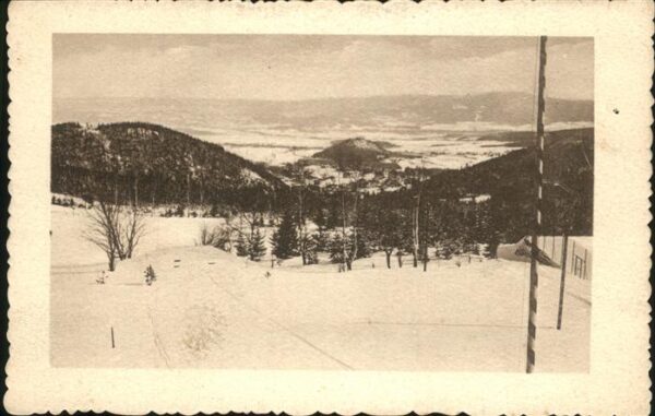 Krummhuebel Riesengebirge Berghotel zur Teichmannbaude Talblick R