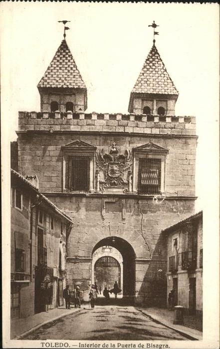 Toledo Castilla-La Mancha Interior de la Puerta de Bisagra