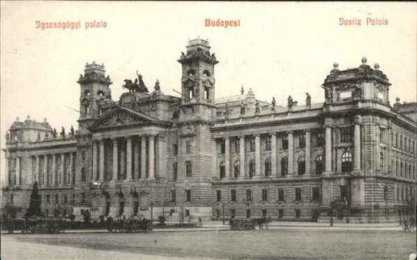 Budapest Jgazsagügyi palota Justiz Palais