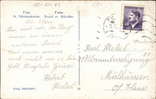 Prag Prahy Prague St. Nikolauskirche – Bild 2