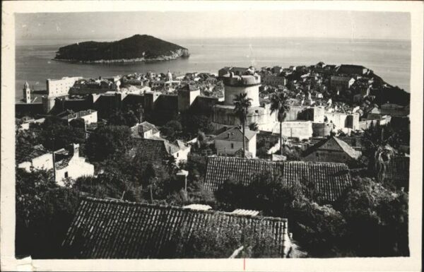 Dubrovnik Ragusa Panorama Insel
