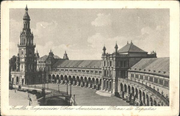 Sevilla Andalucia Exposicion Ibero Americana Plaza de Esp