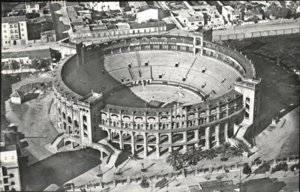 Palma de Mallorca Plaza de Toros vista aerea Stierkampfar