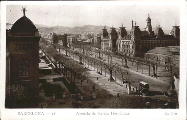 Barcelona Cataluna Avenida de Garcia Hernandez