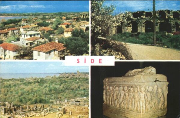 Side Antalya Tarih cennetinden görünüsler Historisch