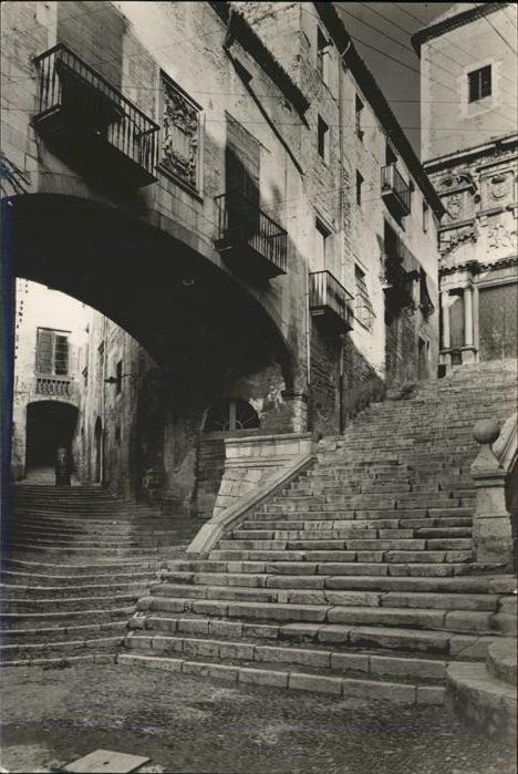 Gerona Subida de Santo Domingo Palacio del Viz