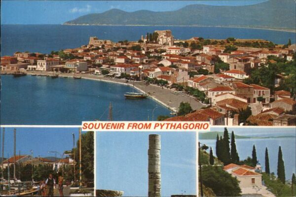 Pythagorio Panorama Hafen Turm