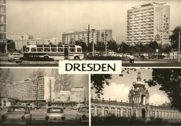 Dresden Rathausplatz Christianstrasse Zwinger