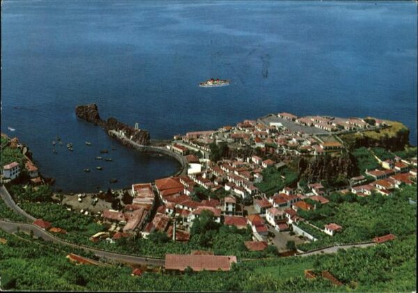 Camara de Lobos Madeira  Portugal Panorama Hafen