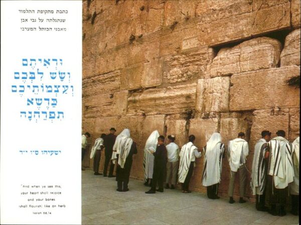 Jerusalem Yerushalayim Western Wall Klagemauer