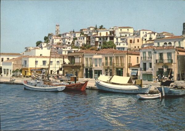 Poros Hafen Fischerboot
