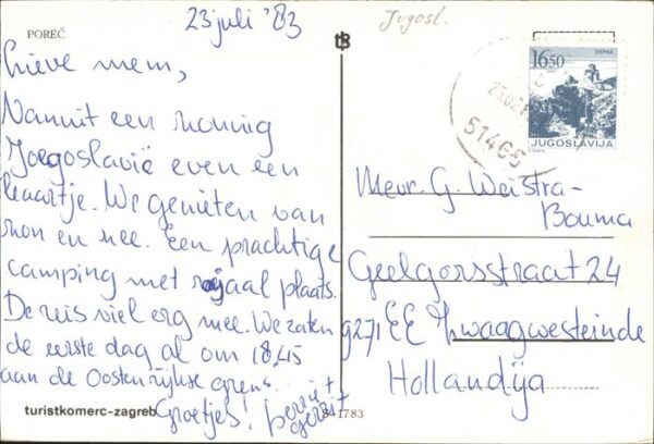 Porec Teilansichten Fliegeraufnahme Hafen Seg – Bild 2