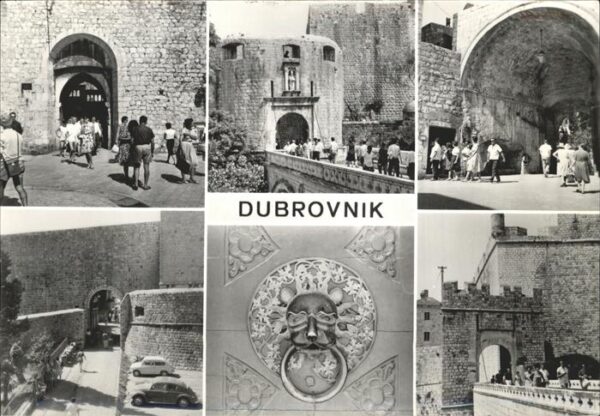 Dubrovnik Ragusa Teilansichten Festung