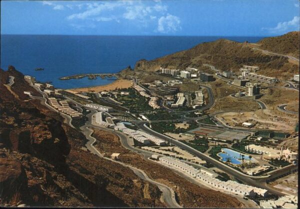 Puerto Rico Gran Canaria Vista parcial Playa Puerto