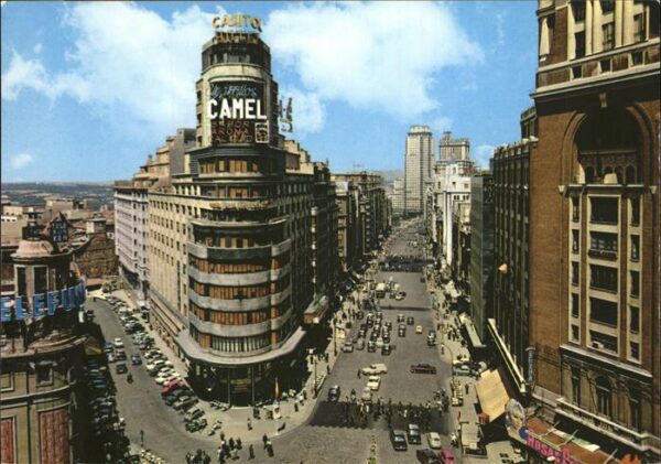 Madrid Spain Edificio de El Capitol y Avenida Jose A