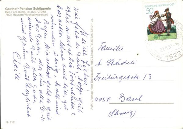Haeusern Schwarzwald Gasthof Pension Schöpperle Schluchsee F – Bild 2