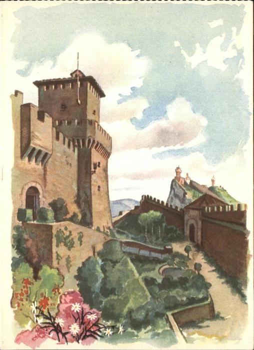 San Marino Le tre Torri Fortezza Drei Türme Festun