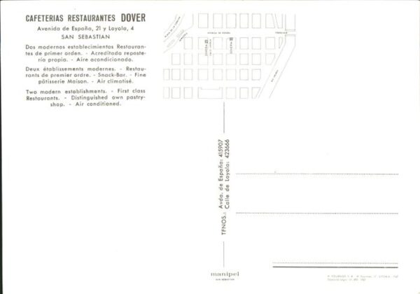 San Sebastian  Pais Vasco ES Cafeteria Restaurante Dover – Bild 2